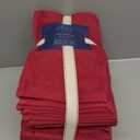 Hearth & Harbor Bath Towels for Bathroom - 100% Ring Spun Cotton Luxury Bathroom Towels - Ultra Soft & Highly Absorbent, Bath Towels Set of 10 - Burgundy Red