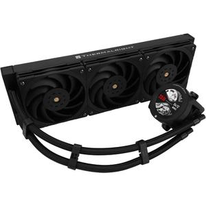 Thermalright Core Vision 360 Black 360 mm AIO CPU Liquid Cooler, IPS LCD Screen with 480 x 480 Resolution, for AM4/AM5/Intel 1700/1851, 2.1 Inch Magnetic Absorber LCD Screen for Pictures, Black