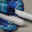 Tommy Bahama 6' UPF 50+ Tilt Beach Umbrella with Integrated Sand Anchor, Wind Vent, and Carry Bag
