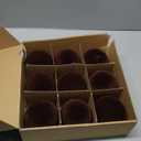 9 PCS Christmas Velvet Balls Flocked Xmas Tree Ball Ornaments Christmas Large Ball Set Xmas Tree Hanging Decoration 4 Inch, 6 Inch (Coffee, 4inch)