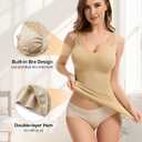 Women Shapewear Tank Tops Tummy Control Shapewear Camisole (White, XL)