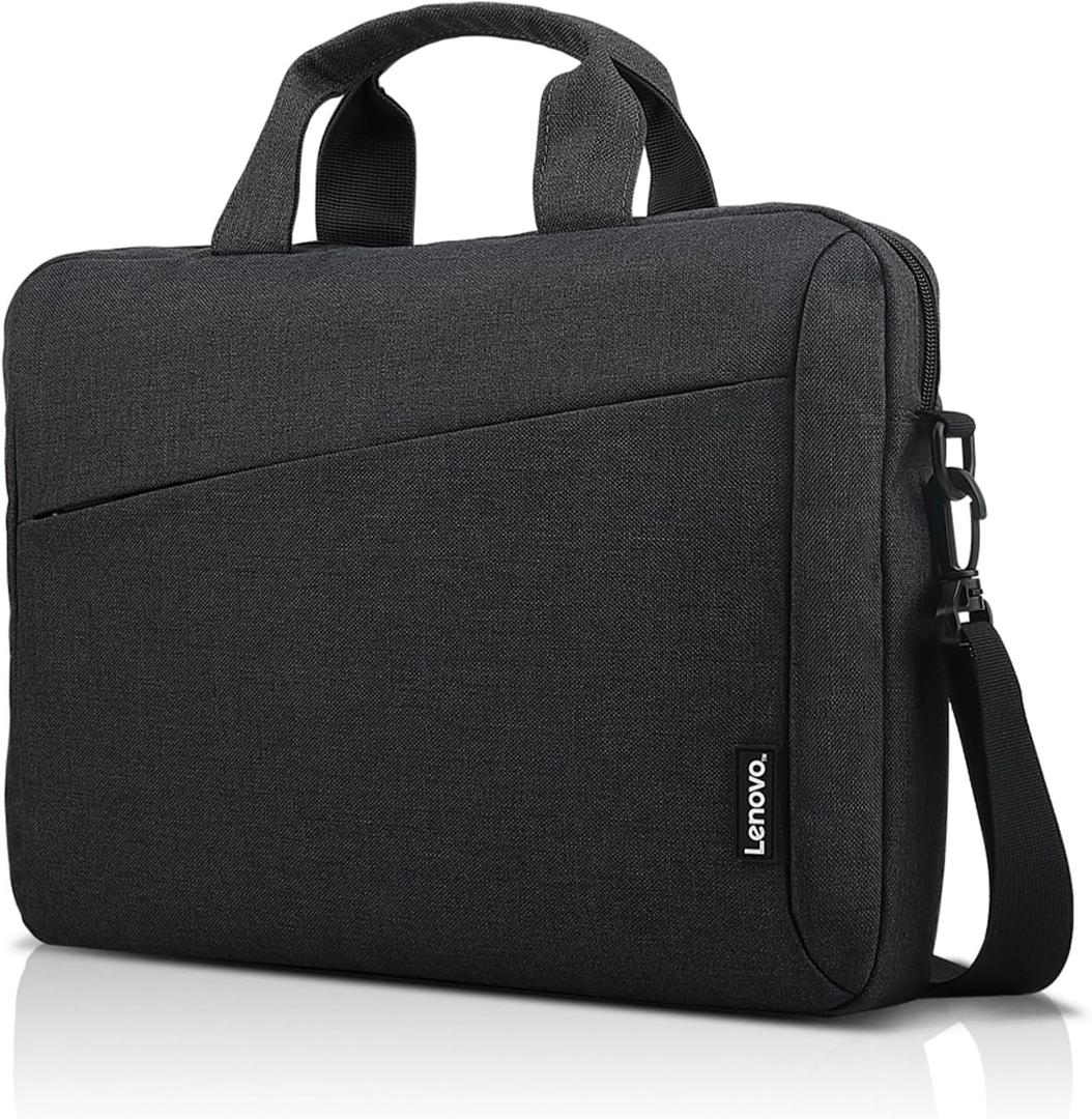 Lenovo Laptop Bag T210, Messenger Shoulder Bag for Laptop or Tablet, Sleek, Durable & Water-Repellent Fabric (15.6 inch)