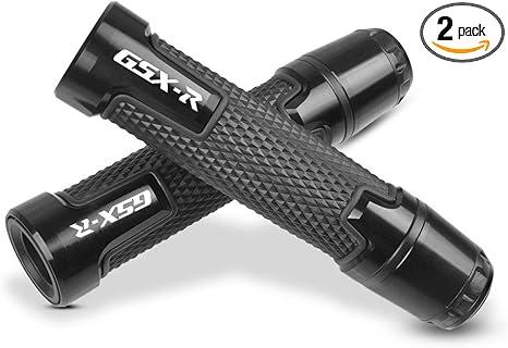 7/8'' 22mm Motorcycle CNC Aluminum Powersports Handlebar Grips with Grip Ends for GSXR 125 250 300 600 750 1000 1300 Blue