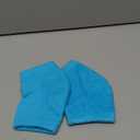 Moisturizing Socks Women, Heel Socks for Dry Cracked Feet, 100% Cotton Gel Socks for Overnight Hydration  Deep Moisturizing Foot Socks with Rose, Jojoba & Olive Oils, 2 Pairs (Blue)