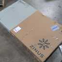 Zinus Shalini Upholstered Platform Bed Frame, Mattress Foundation, Wood Slat Support, No Box Spring Needed, Easy Assembly, Dark Grey, Queen