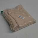 Deconovo Rod Pocket Curtains Blackout Shades Room Darkening Blinds Thermal Insulated Curtains for Patio 52Wx95L Inch Beige Set of 2