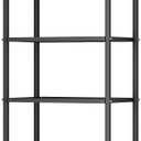 GIOTORENT 6-Wire Garage Shelving Storage Shelves, Metal Shelving Unit Pantry Rack, Kitchen Storage Adjustable Shelf 900Lbs Capacity for Laundry Kitchen Bathroom Organizer(Black), 12.7D x 21.5W x 65.1H