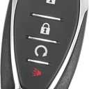Keyless Entry Remote for Chevrolet Volt 2017-2019 433Mhz HYQ4EA 4 Button Reusable | Control Replacement Car Key Fob 1 Pcs