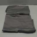 RYB HOME Short Blackout Curtains for Kitchen, Solid Half Window Treatment for Bedroom Energy Saving Privacy Shade for RV Camper Bathroom Basement, W42 x L30 inches, Grey, 2 Panel Set