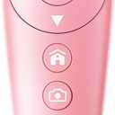 Scrolling Ring Remote Control for TikTok, Bluetooth Remote for iPhone, iPad, iOS, Android, Page Turner, Tap Tap TikTok, Fingertip Wireless Remote Control,Pink