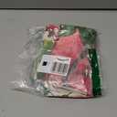 SUNWISHA Poinsettia Christmas Curtain Valances Set, Upper & Lower Curtains,52'' L x 18'' W & 36'' L x 26'' W, Holiday Bedroom Decoration, Kitchen Windows Decor, 3 Piece Set, Red