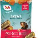 Dole for Pets Freshly Fetched Dog Chews, Assorted Banana & Pumpkin Flavor Dog Treats, 7oz | Flavored with Real Veggies, No Wheat, Corn, Soy, Artificial Flavors, Colors, or Preservatives (7 Ounce (Pack of 1)), Best By: 09/01/2026