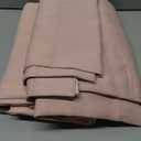 MIULEE Baby Pink Back Tab Blackout Curtains 96 Inch Long 2 Panels Set for Living Room Bedroom, Rod Pocket/Pinch Pleated Long Thermal Insulated Room Darkening Light Blocking Floor to Ceiling Drapes