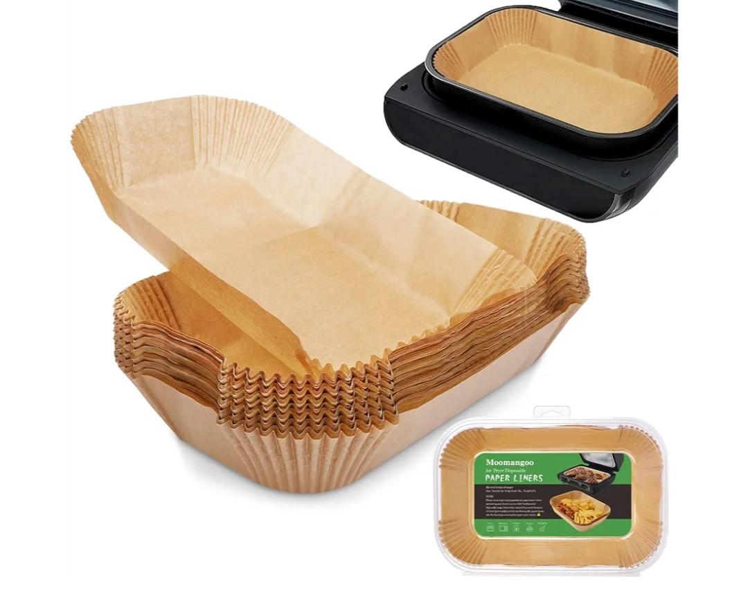 Ninja Smart XL Air Fryer Liners - 120 Pcs Disposable Parchment Paper Rectangular For Ninja Foodi Air Fryer Accessories