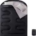 Double Sleeping Bags for Adults Camping with 2 Pillows Queen Size