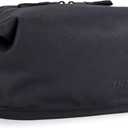Thule Aion Toiletry Bag - Water-resistant bag for toiletries, makeup & shaving essentials - Removable liquids bag included - Easy to clean - Snap loop for easy hang - Waxed, PFC-free fabric (One Size, Black)