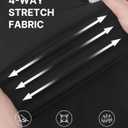 SHAPELLX Leggings for Women Tummy Control High Waisted Shapewear Leggings Non-See-Through Workout Compression Pants (Black, M)