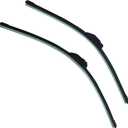 SANRILY U Hook 21" 21" Windshield Wiper Blades Replacement for Jaguar XK XK8 1996-2006 XK XKR 2006-2015 All Weather Rubber Front Wiper Blades Set (Pack of 2)