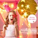 Princess Tent Girls Large Playhouse Kids Castle Play Tent with Star Lights Toy for Children Indoor and Outdoor Games, 55'' x 53'' (DxH), Pink 1