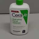 CeraVe Hydrating Facial Cleanser, Moisturizing Face Wash For Dry Skin, Hyaluronic Acid + Ceramides + Glycerin, Hydrating Cleanser For Normal To Dry Skin, National Eczema Association Certified (19 Fl Oz (Pack of 1))