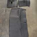 Floor Mats All Weather Automotive TPE Liners Set Anti-Slip Waterproof Floor Liners Accessories Black No Car Brand