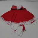 RSLOVE Women's Sexy Santa Christmas Lingerie Set Babydoll Lace Chemises Sleepwear S