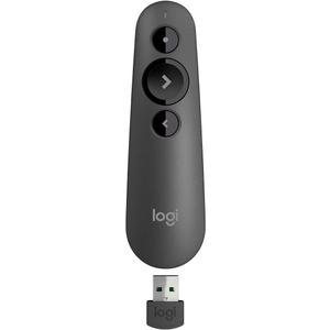 Logitech Wireless Presenter R500s, PowerPoint Clicker with Laser Pointer, Wireless Presentation Clicker Remote