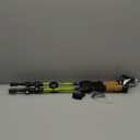 KINGGEAR Nordic Walking Stick, TP1 Hiking Poles Retractable Lightweight 7075 Aluminum, Trekking Poles with Flip Lock, Natural Cork and EVA Grip, 2pc Hiking Gear (Green)