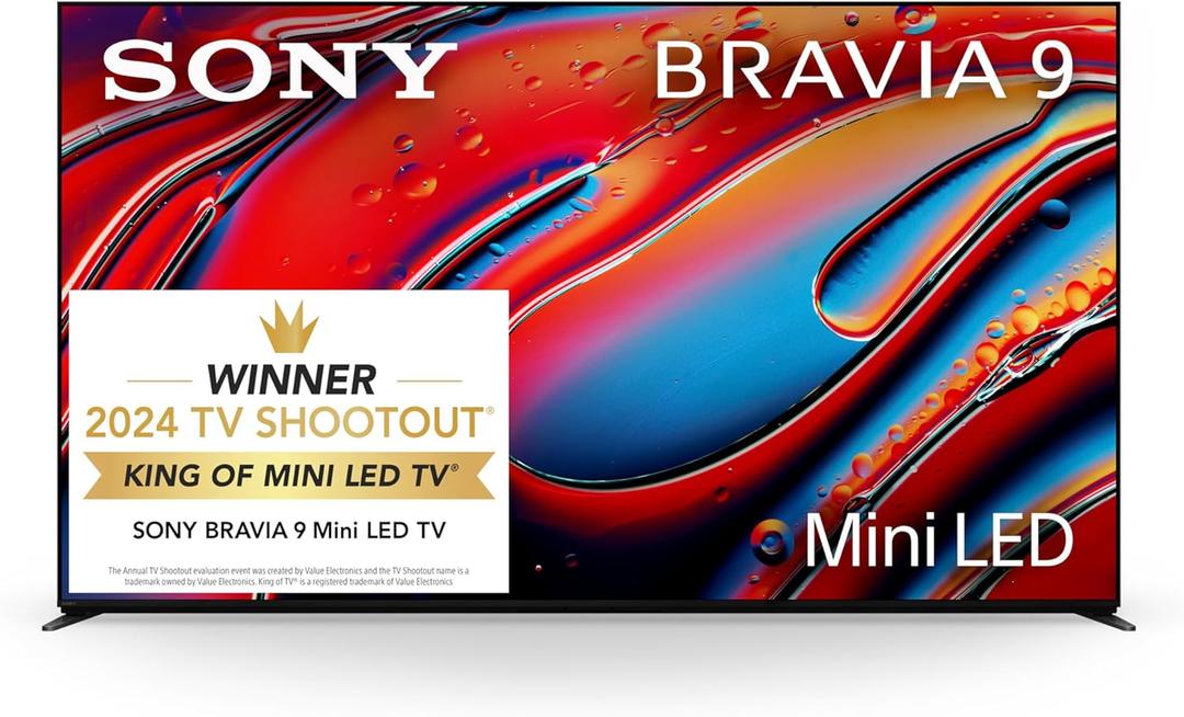 Sony 85 Inch Mini LED QLED 4K Ultra HD TV BRAVIA 9 Smart Google TV with Dolby Vision HDR and Exclusive Features for PlayStation 5 (K-85XR90)