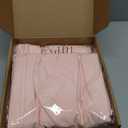 Wokceer Wedding Arch Cover 7.2FT, 6FT Spandex Fitted Wedding Arch Backdrop Covers 2 Set Round Top Chiara Arches Backdrop Cover for Birthday Party Ceremony Banquet Decoration Pale Pink