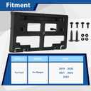 Front License Plate Bracket Frame Holder with Bolts Compatible with Ford Ranger 2019 2020 2021 2022 2023 KB3Z-17A385-A FO1068176