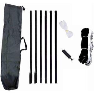 Portable Ball Net Rack Set, Ideal for Outdoor Sports, Large Activity Space, Easy to Carry, Suitable for Park, Beach, Sand, Grass