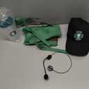 Kyson Barista Costume Set 5Pcs Coffee Maker Outfit Aprons and Cap Caf Shop Attendant Uniforms for Men Women Halloween