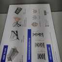 Geesta 2/3/4Tier Upgraded Collapsible Cooling Rack with Adjustable 3 Setting Design Stackable Roasting Cooking Drying Wire Cooling Rack for Cookies Baking Gifts for Women