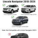 KINGGERI 300lbs Roof Racks Cross Bars Fit for Ford Expedition/Max 2018-2026 & Lincoln Navigator 2018-2024, Heavy Duty Aluminum Roof Rails Crossbars Cargo Carrier Luggage (not for 2025 2026 Navigator)