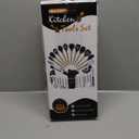 Cooking Utensils Set- 35 PCs Kitchen Utensils with Grater,Tongs, Spoon Spatula &Turner Made of Heat Resistant Food Grade Silicone and Wooden Handles Kitchen Gadgets Tools Set for Nonstick Cookware (Black)