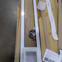 Ideal Pet Products Aluminum Pet Patio Door, Adjustable Height 77-5/8" to 80-3/8", 5" x 7" Flap Size, White