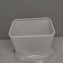 Cesun Small Bathroom Trash Can 2.1 Gallon Wastebasket, Modern Metal Garbage Can Office Waste Basket, White Stainless Steel Trash Bin for Bedroom, Home Office, Toilet, rv, Near Desk, Under Sink.