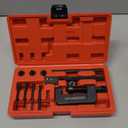 DAYUAN 13 pcs Motorcycle Chain Breaker Set, Chain Removal Tool Chain Cutter and Riveter Kit for Cam and 25 to 630 Chains (Red)