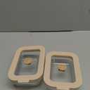 Ziruma Non-Toxic 1.5 cup Glass Food Storage Containers with Lids - Overnight Oats, Plastic Free Meal Prep, Reusable, Airtight, Microwave and Freezer Safe, 4 Pack