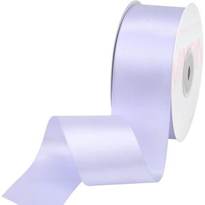 VATIN Double Face Lilac Mist Satin Ribbon 1-1/2" Continuous 25 Yards,Purple Polyester Fabric Ribbon use for Bows Bouquet, Gift Wrapping, Floral Arrangement Wedding Decoration
