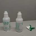 Plastic Spray Bottle 2 Pack, 32 Oz, All-Purpose Heavy Duty Spraying Bottles Leak Proof Mist Empty Water Sprayer for Cleaning Solution, Essential Oils, Hair, Planting with Adjustable Nozzle - Green
