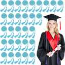 Woanger 30 Pcs 2026 Graduation Cords 67 Inch Braided Honor Cord with Tassels for College Graduation Students Bachelor Master Doctor Grad Decor(Sky Blue)