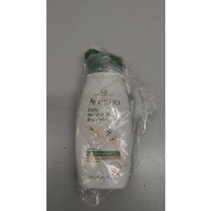 Aveeno Daily Moisturizing Body Wash with A Cocoa Butter Vanilla Scent & Soothing Prebiotic Oat, Provides Long-Lasting Hydration for Sensitive Skin, Hypoallergenic, Paraben-Free, 18 fl. oz