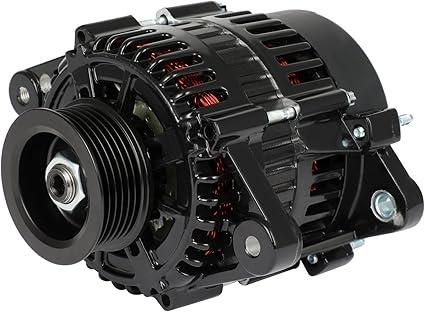 High Output 70 Amp Alternator for Mercruiser for 7.4L MIE MPI (L29) (Gen VI) for GM 7.4L - 454ci - 8cyl 1998-2000 for Mercruiser for 4.3L (Gen +) for GM 4.3L - 262ci - 6cyl 1999-On Replace 8460