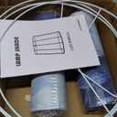 Decorative Lamp Shade Polyester Fibre Printed Drum Shade for Table Lamp & Bedside Lamp, 13 "Top x 13" Bottom x 10 "Height,Includes 2pcs (Sea Waves)