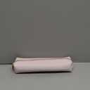 Student Color Pencil Faux Leather Case Bag Storage Cosmetic For School (Pink, Faux Leather)