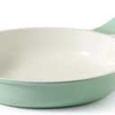 SENSARTE Nonstick Ceramic Frying Pan 9.5-Inch, Healthy Non Toxic Skillet, Induction Compatible Omelet Pan with Heat Resistant Handle, PFAS-Free, Mint Green