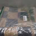 Vasofe 2x6 Jute Checkered Rugs, Outdoor Runner, Runner Rug for Hallway, Washable Patio Porch Balcony Runners Indoor Bedroom Kitchen Laundry Mat, Non Slip Plaid Farmhouse Carpet, Black and Brown