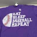 Eat Sleep Baseball Repeat Player Funny Soft style Unisex T-Shirt, Large